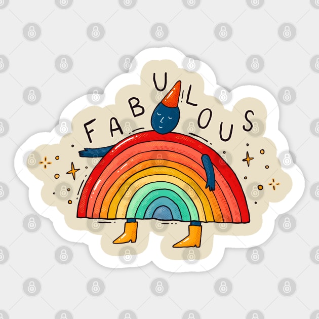 Fab U Lous Sticker by Tania Tania